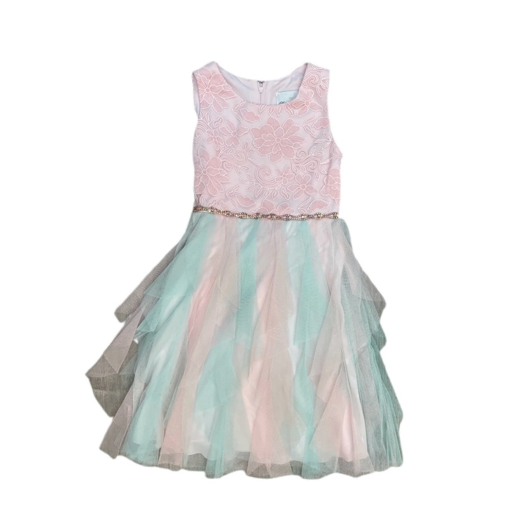 Multicolor Corkscrew Dress, Toddler Girls size 6